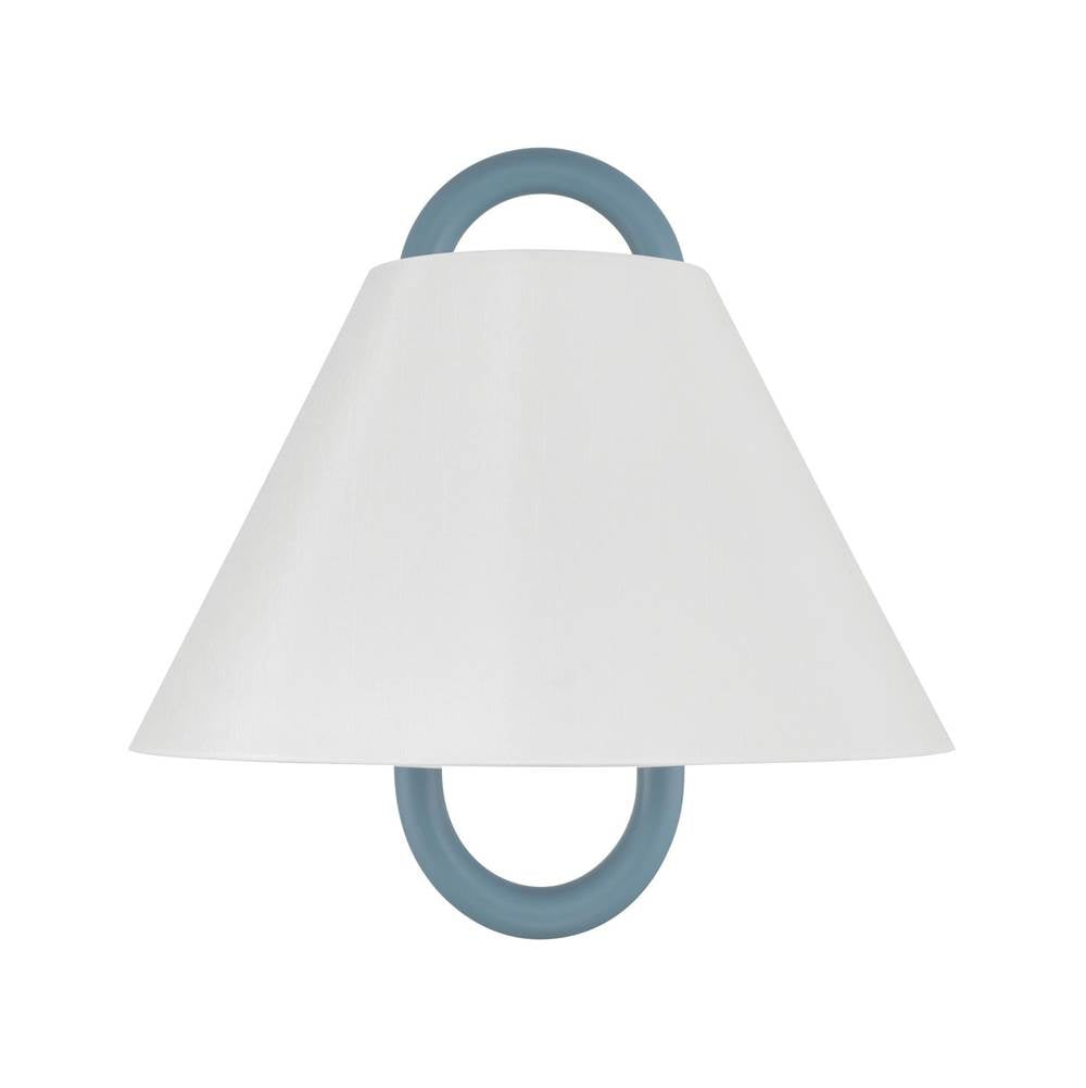 Crystorama Jojo 11.75'' Vibrant Gold And Blue Sconce
