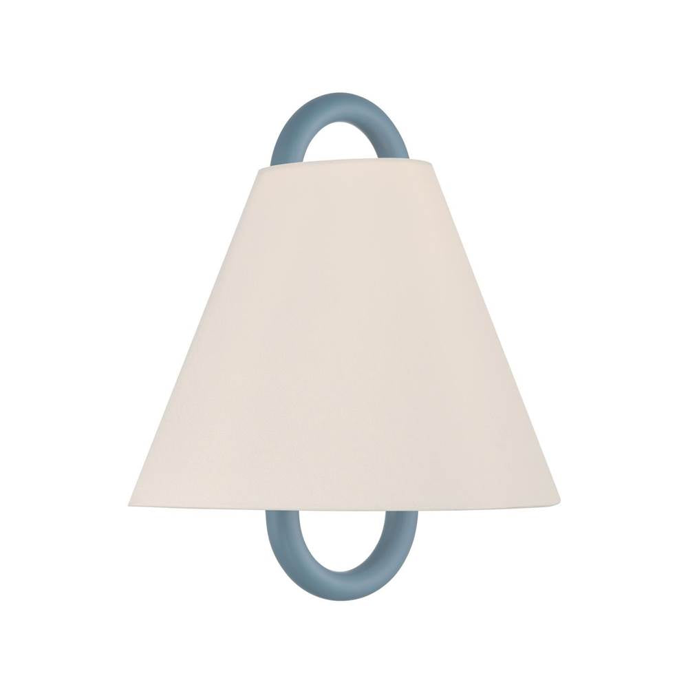 Crystorama JOJ-801-VG-BL Vibrant Gold Jojo 11.75'' Vibrant Gold And Blue Sconce Image 6
