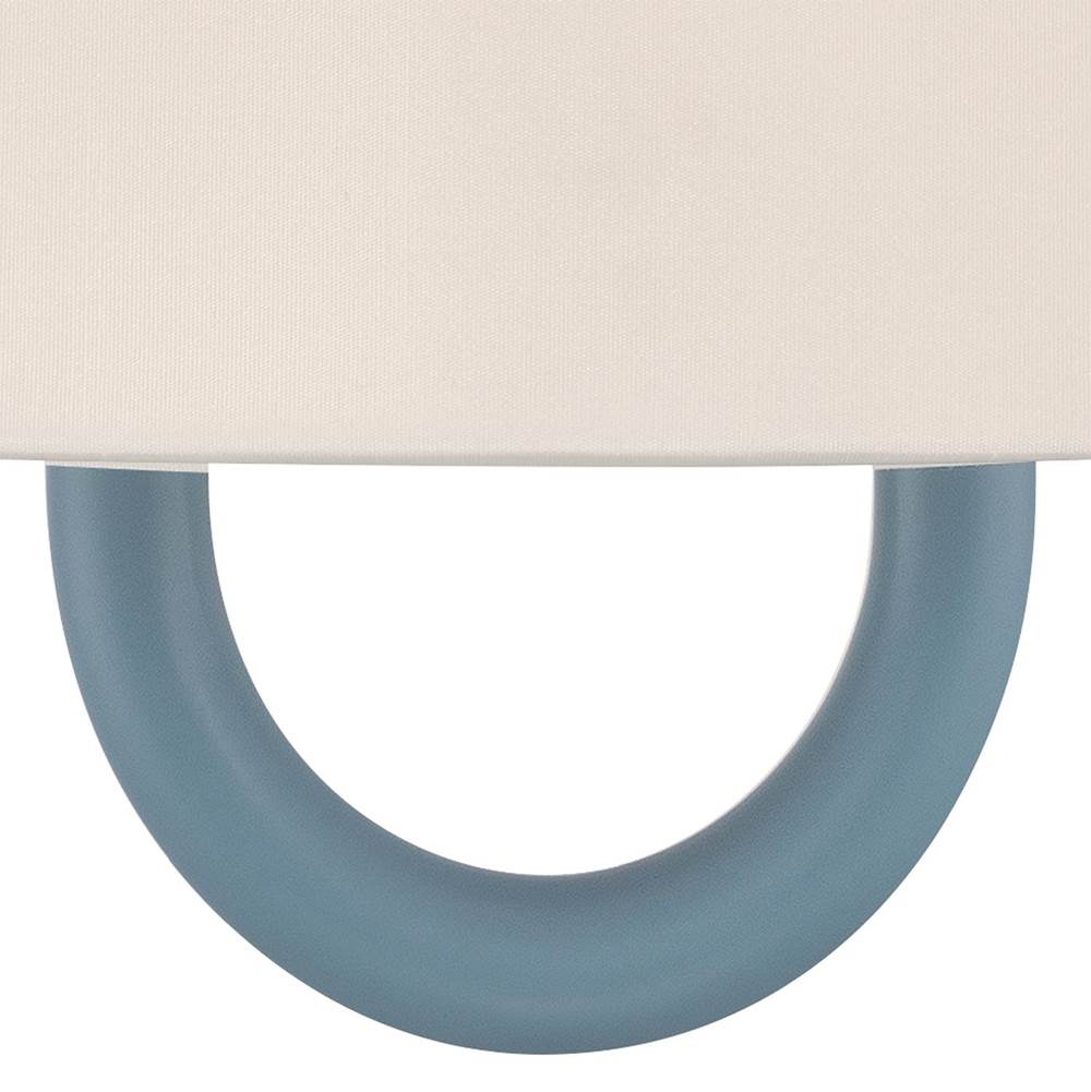 Crystorama JOJ-801-VG-BL Vibrant Gold Jojo 11.75'' Vibrant Gold And Blue Sconce Image 4