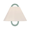 Crystorama JOJ-801-VG-GR Vibrant Gold Jojo 11.75'' Vibrant Gold And Green Sconce Image 1
