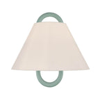 Crystorama JOJ-801-VG-GR Vibrant Gold Jojo 11.75'' Vibrant Gold And Green Sconce Image 1