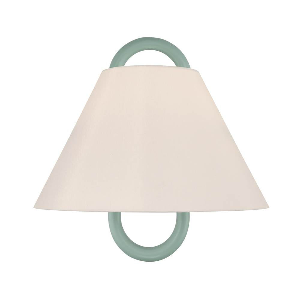 Crystorama JOJ-801-VG-GR Vibrant Gold Jojo 11.75'' Vibrant Gold And Green Sconce Image 1
