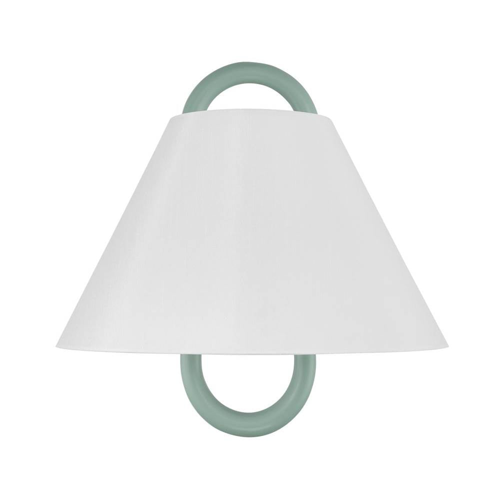 Crystorama Jojo 11.75'' Vibrant Gold And Green Sconce