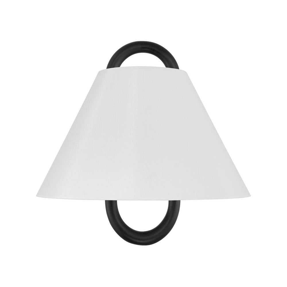 Crystorama Jojo 11.75'' Vibrant Gold And Matte Black Sconce