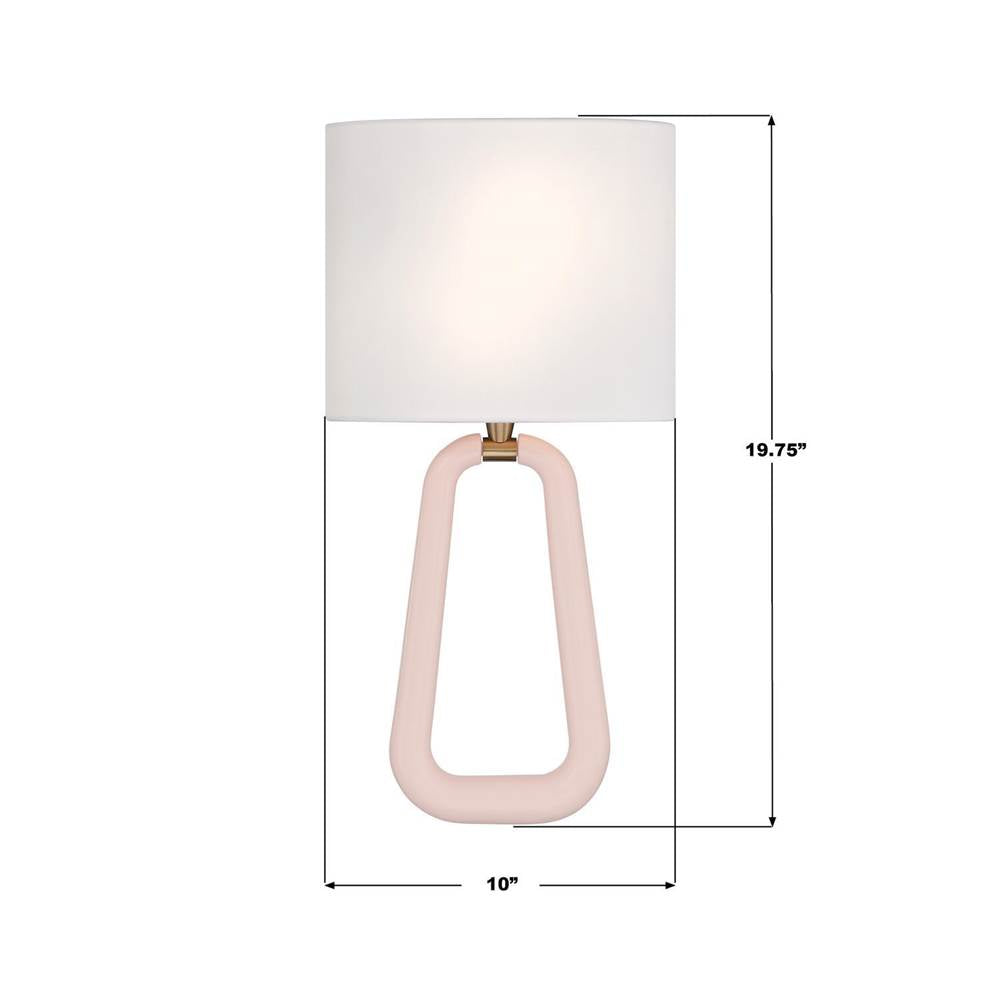 Crystorama JOR-7352-AG-BH Aged Brass Jori 2 Light Aged Brass, Blush Sconce Image 3