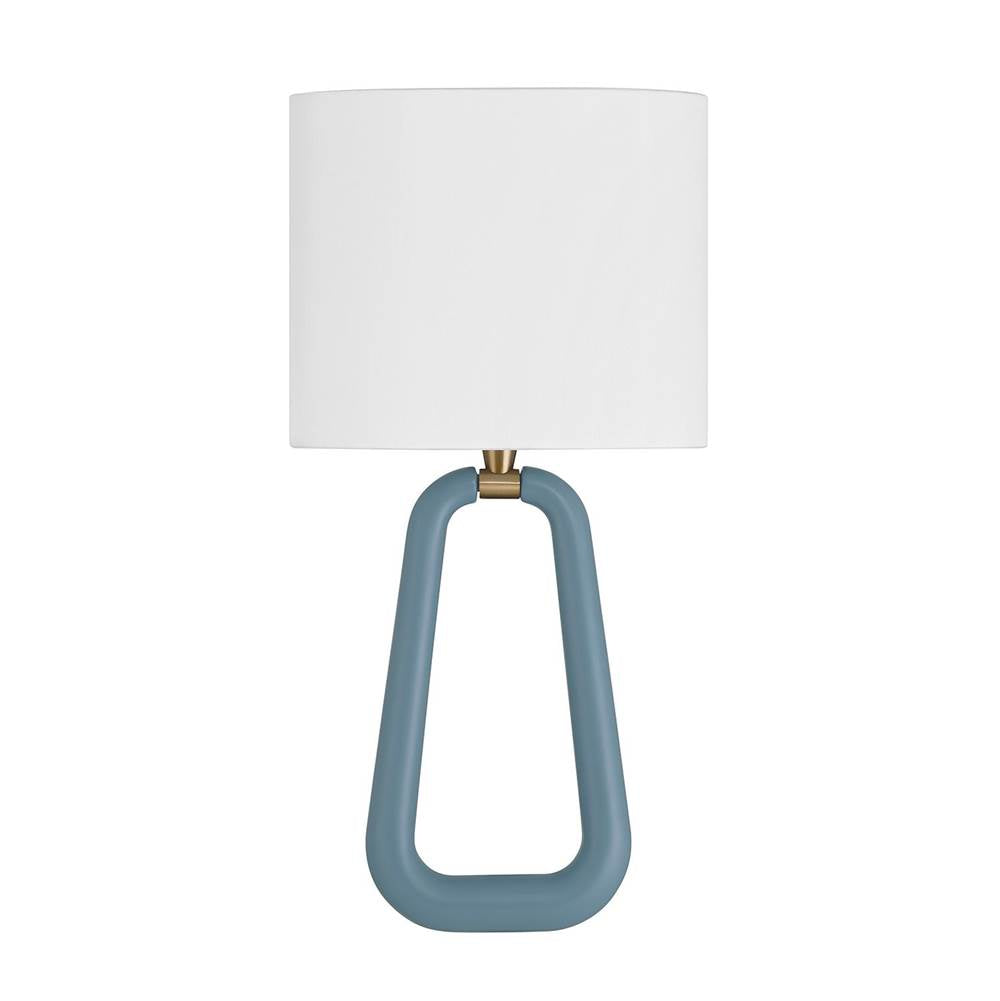 Crystorama Jori 2 Light Aged Brass Plus Blue Sconce