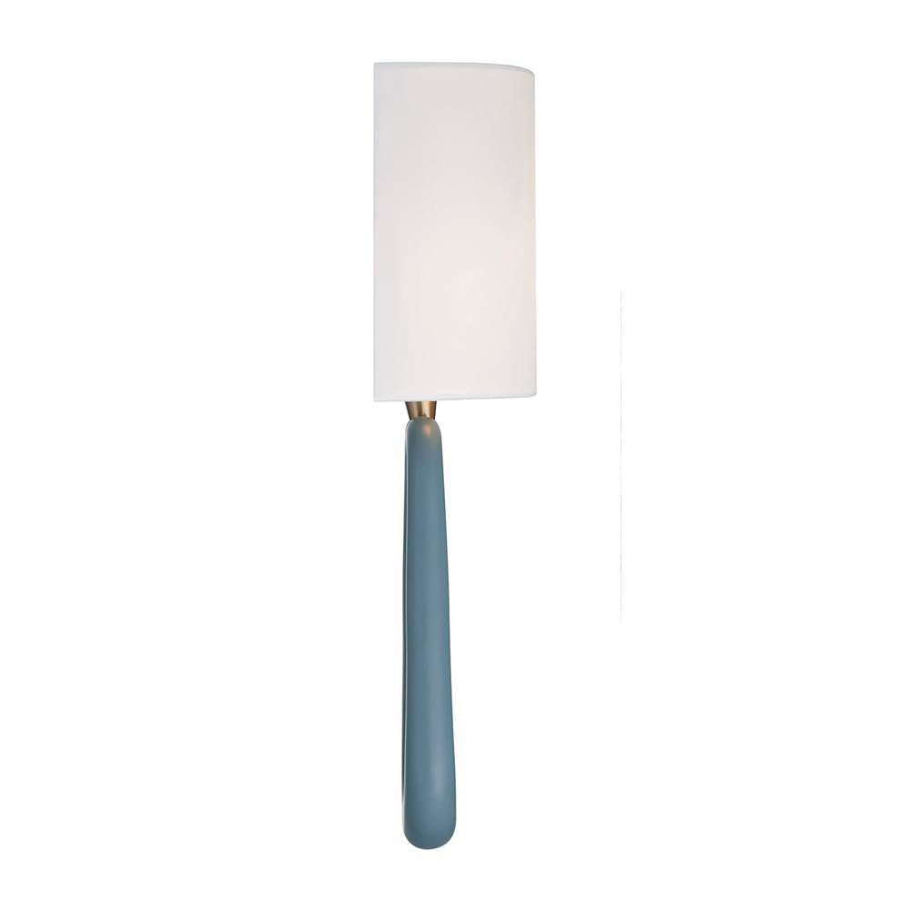 Crystorama JOR-7352-AG-BL Aged Brass,Blue Jori 2 Light Aged Brass Plus Blue Sconce Image 4