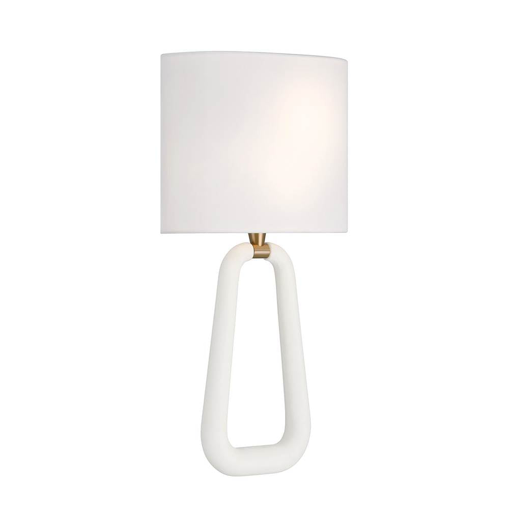 Crystorama JOR-7352-AG-MT Aged Brass,Matte White Jori 2 Light Aged Brass Plus Matte White Sconce Image 5