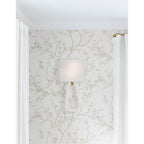 Crystorama JOR-7352-AG-MT Aged Brass,Matte White Jori 2 Light Aged Brass Plus Matte White Sconce Image 2