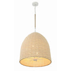 Crystorama JSP-10536-MT Matte White Jasper 6 Light Matte White Chandelier Image 2