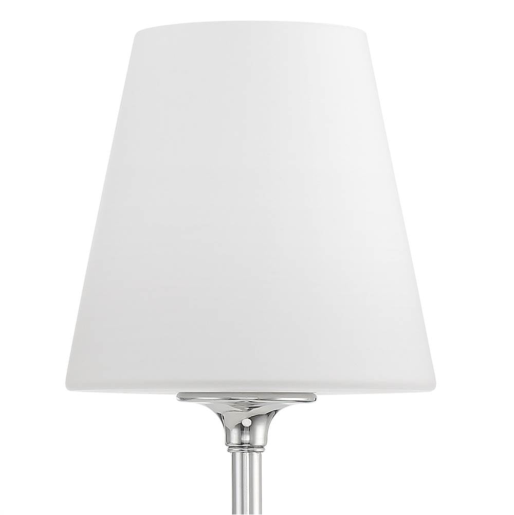 Crystorama JUN-10321-PN Polished Nickel Juno 1 Light Polished Nickel Wall Mount Image 4
