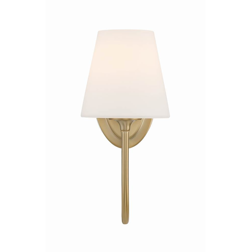 Crystorama JUN-10321-VG Vibrant Gold Juno 1 Light Vibrant Gold Wall Mount Image 5