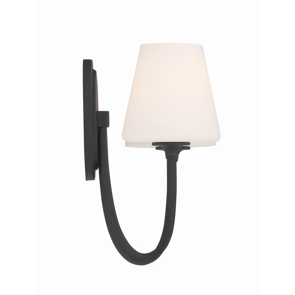 Crystorama JUN-10322-BF Black Forged Juno 2 Light Black Forged Wall Mount Image 8
