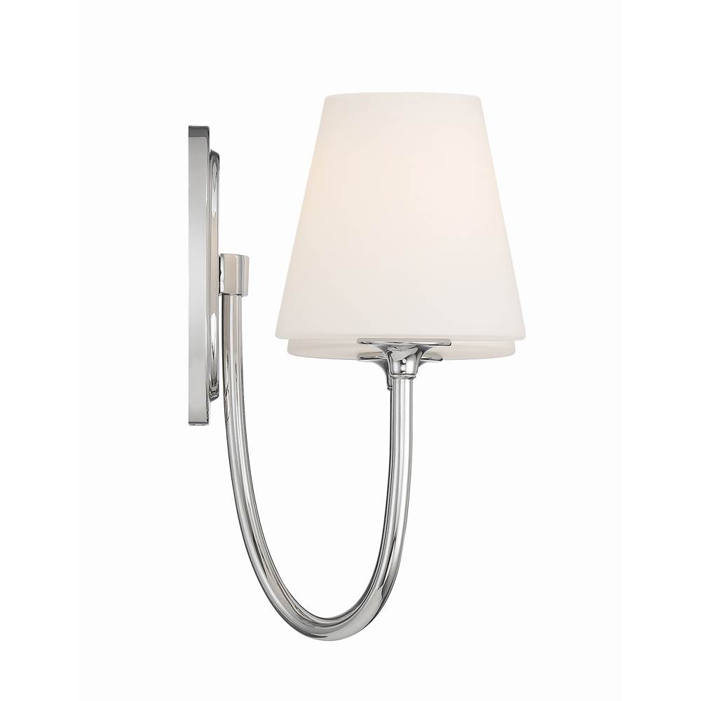 Crystorama JUN-10322-PN Polished Nickel Juno 2 Light Polished Nickel Wall Mount Image 6