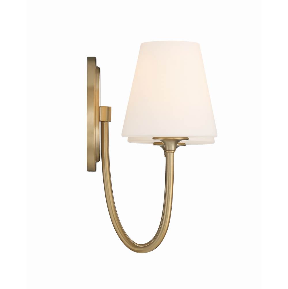 Crystorama JUN-10322-VG Vibrant Gold Juno 2 Light Vibrant Gold Wall Mount Image 6