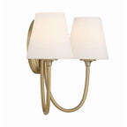Crystorama JUN-10322-VG Vibrant Gold Juno 2 Light Vibrant Gold Wall Mount Image 5