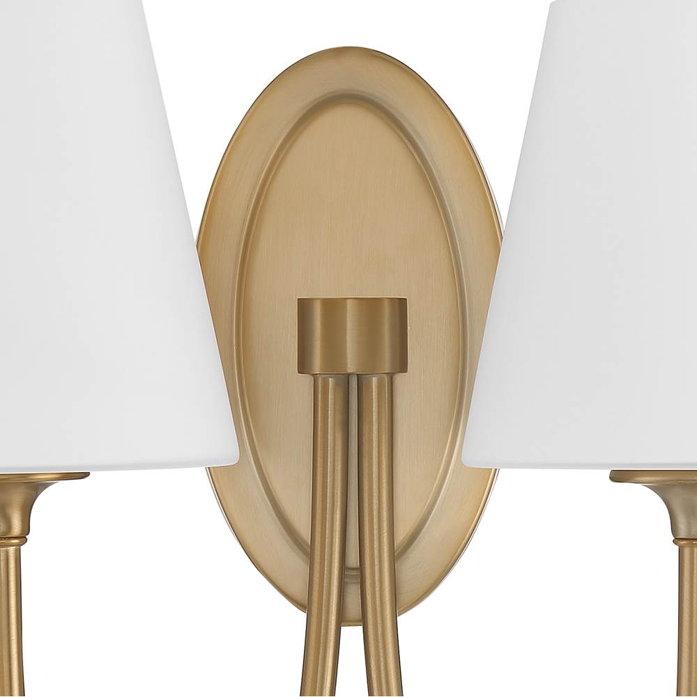 Crystorama JUN-10322-VG Vibrant Gold Juno 2 Light Vibrant Gold Wall Mount Image 3