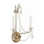 Crystorama KAR-90902-AG-CL-MWP Aged Brass Karrington 2 Light Aged Brass Wall Mount Image 4