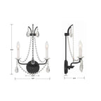 Crystorama KAR-90902-MK-CL-MWP Matte Black Karrington 2 Light Matte Black Wall Mount Image 2