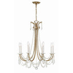 Crystorama KAR-90908-AG-CL-MWP Aged Brass Karrington 8 Light Aged Brass Chandelier Image 6