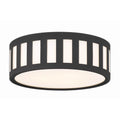 Crystorama KEN-2203-BF Black Forged Kendal 3 Light Black Forged Ceiling Mount Image 1