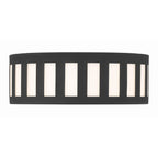 Crystorama KEN-2203-BF Black Forged Kendal 3 Light Black Forged Ceiling Mount Image 5