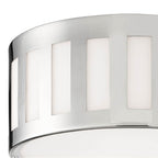 Crystorama Kendal 3 Light Black Forged Ceiling Mount