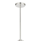 Crystorama KEN-8303-PN Polished Nickel Kendal 3 Light Polished Nickel Pendant Image 4