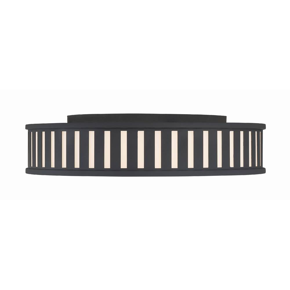 Crystorama KEN-8305-BF Black Forged Kendal 4 Light Black Forged Ceiling Mount Image 5