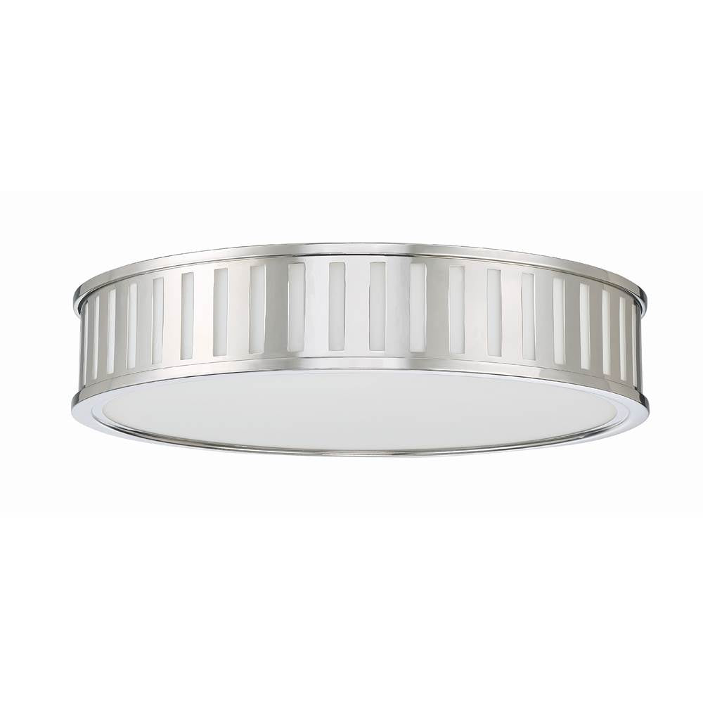 Crystorama Kendal 4 Light Black Forged Ceiling Mount