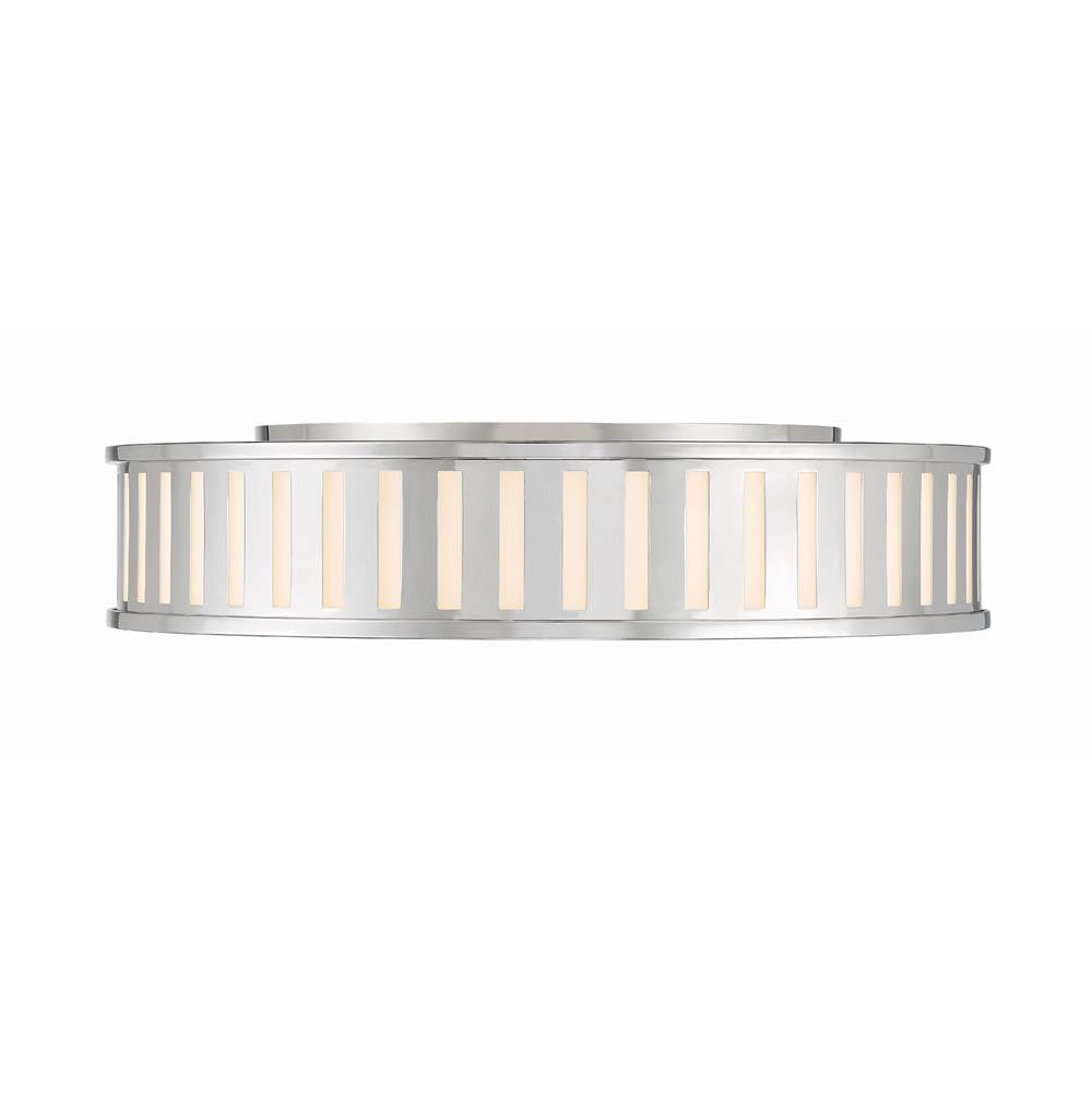 Crystorama KEN-8305-PN Polished Nickel Kendal 4 Light Polished Nickel Ceiling Mount Image 5