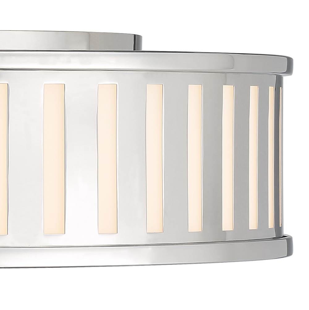 Crystorama KEN-8305-PN Polished Nickel Kendal 4 Light Polished Nickel Ceiling Mount Image 3