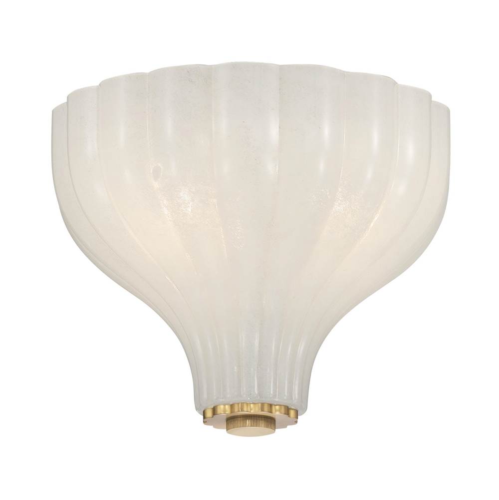 Crystorama LAY-300-LG Luxe Gold Layton 9.75'' Luxe Gold Semi Flush Mount Image 1
