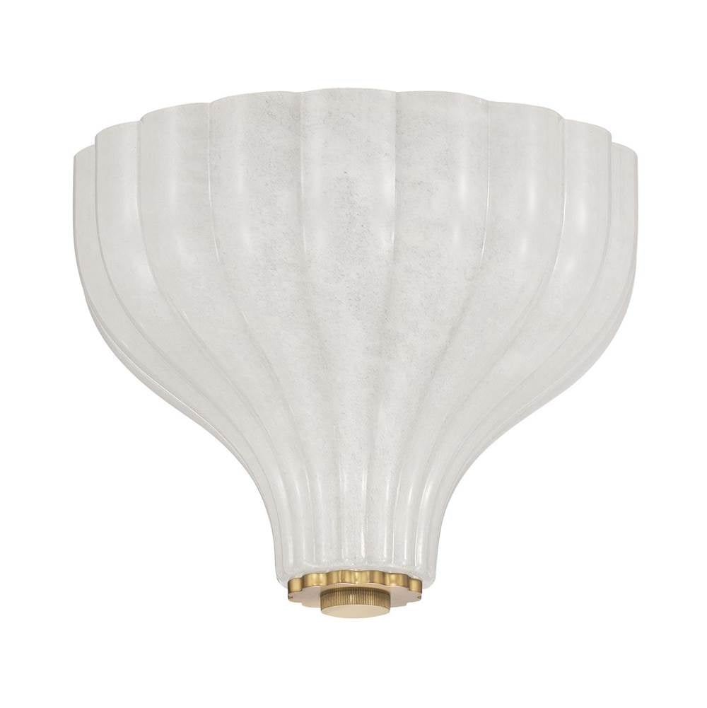 Crystorama Layton 9.75'' Luxe Gold Semi Flush Mount