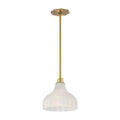 Crystorama LAY-303-LG Luxe Gold Layton 9.75'' Luxe Gold Pendant Image 1
