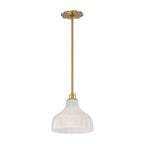 Crystorama LAY-303-LG Luxe Gold Layton 9.75'' Luxe Gold Pendant Image 1