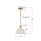 Crystorama LAY-303-LG Luxe Gold Layton 9.75'' Luxe Gold Pendant Image 3