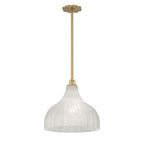 Crystorama LAY-305-LG Luxe Gold Layton 15'' Luxe Gold Pendant Image 1