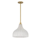 Crystorama Layton 15'' Luxe Gold Pendant