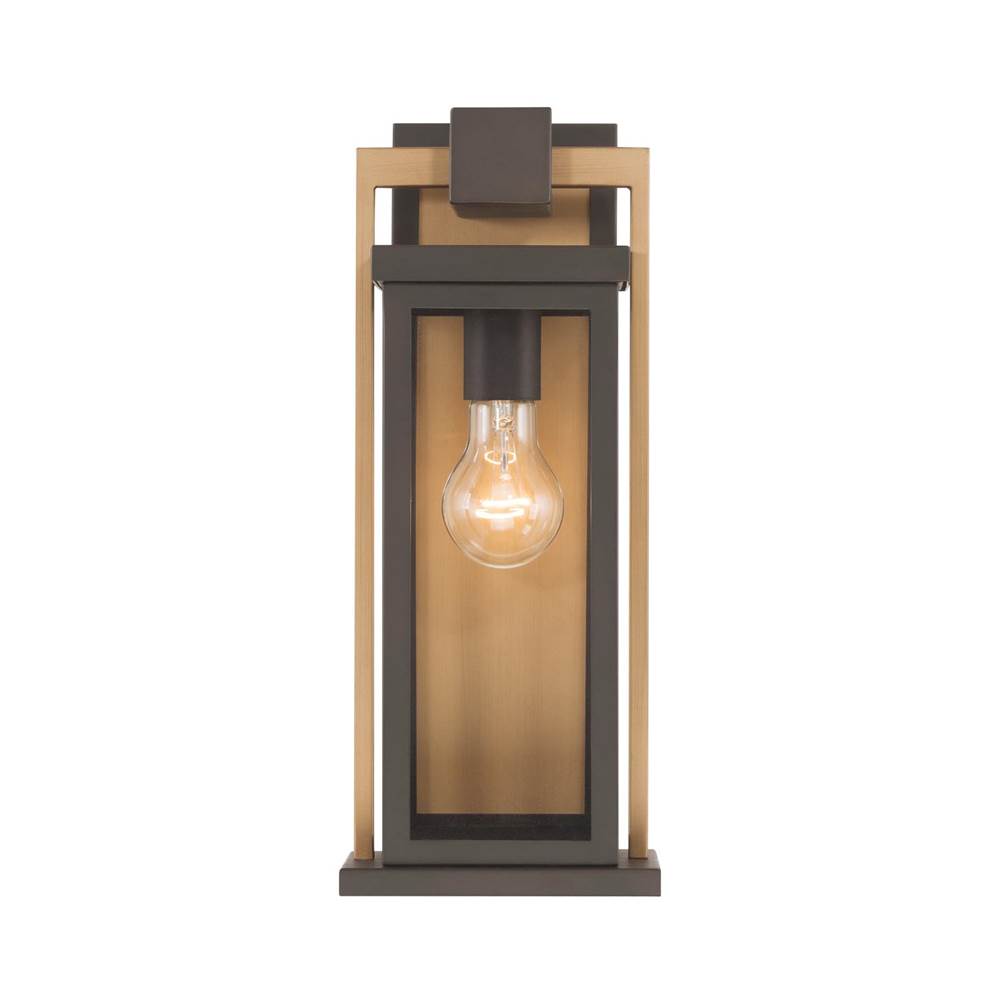 Crystorama LDL-901-TZ-TG Twilight Bronze,Textured Gold Lendel 6'' Twilight Bronze And Textured Gold Outdoor Sconce Image 6