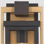 Crystorama LDL-901-TZ-TG Twilight Bronze,Textured Gold Lendel 6'' Twilight Bronze And Textured Gold Outdoor Sconce Image 4