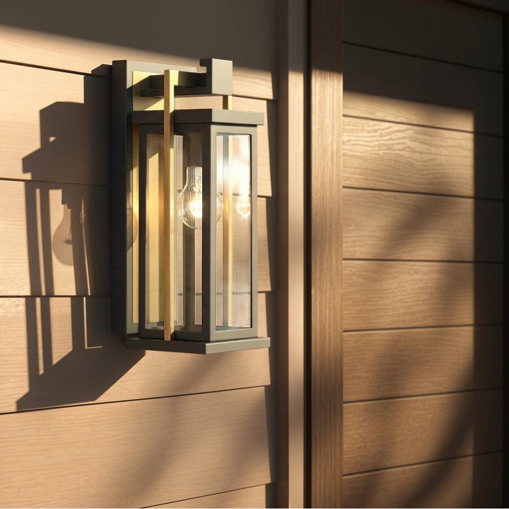 Crystorama LDL-901-TZ-TG Twilight Bronze,Textured Gold Lendel 6'' Twilight Bronze And Textured Gold Outdoor Sconce Image 3