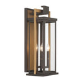 Crystorama LDL-904-TZ-TG Twilight Bronze,Textured Gold Lendel 9.75'' Twilight Bronze And Textured Gold Outdoor Sconce Image 1