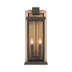 Crystorama LDL-904-TZ-TG Twilight Bronze,Textured Gold Lendel 9.75'' Twilight Bronze And Textured Gold Outdoor Sconce Image 6