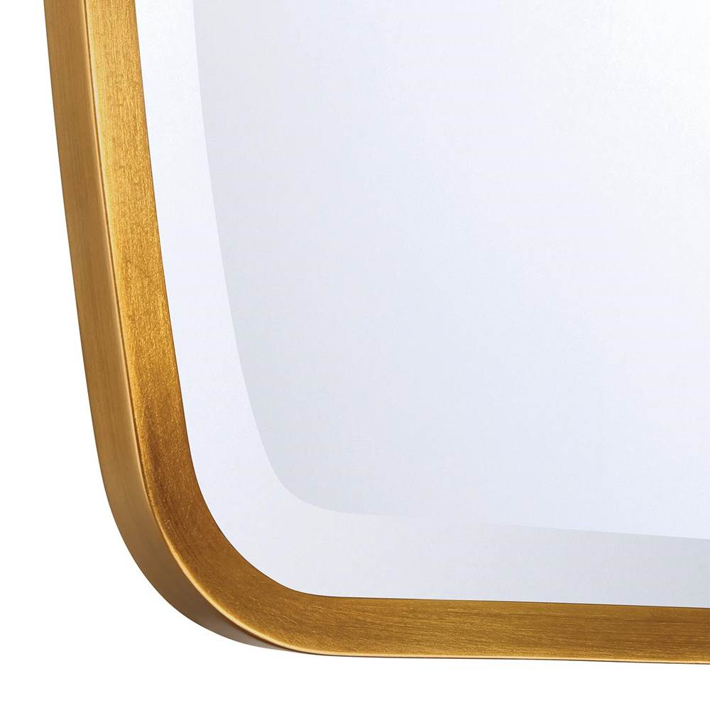 Crystorama Lindee Antique Gold Mirror