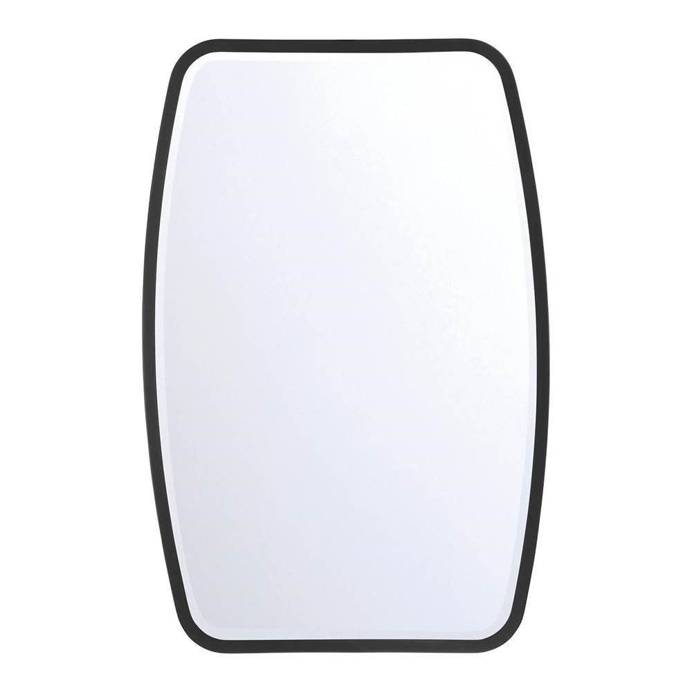 Crystorama LIN-M400-MK Matte Black Lindee Matte Black Mirror Image 1
