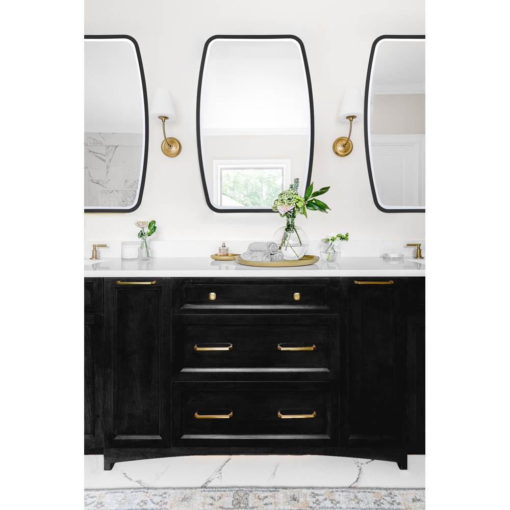 Crystorama LIN-M400-MK Matte Black Lindee Matte Black Mirror Image 2