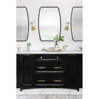 Crystorama LIN-M400-MK Matte Black Lindee Matte Black Mirror Image 2