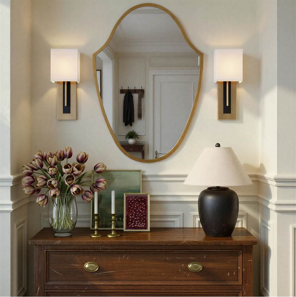Crystorama LIN-M428-GA Antique Gold Lindee 28'' Antique Gold Mirror Image 3