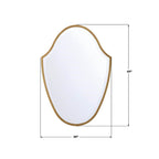 Crystorama LIN-M428-GA Antique Gold Lindee 28'' Antique Gold Mirror Image 2